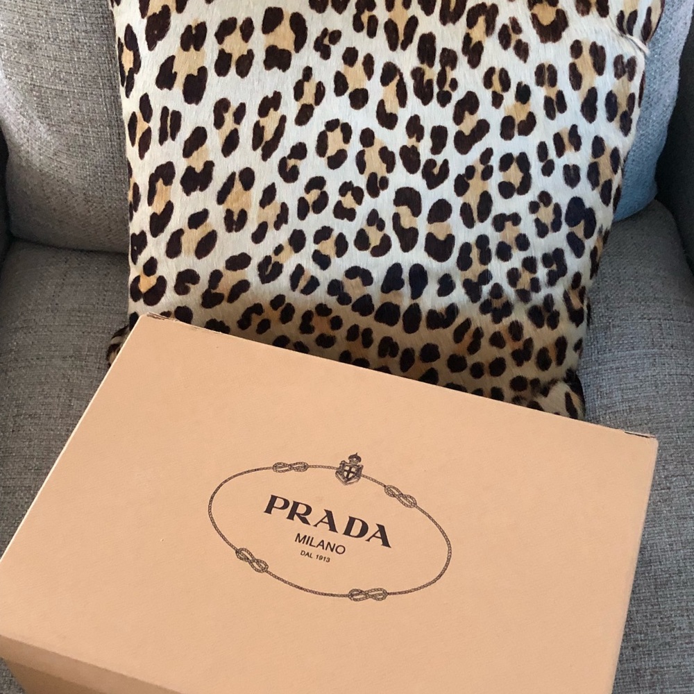 NEW Prada Crisscross Espadrille Gold - Picture 3 of 5